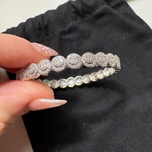 The Happy Face Bracelet Mini Pavé- Pink